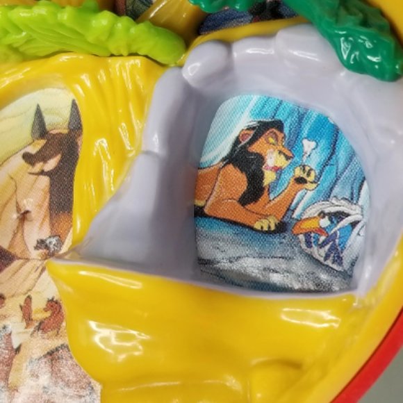 1996 Disney's The Lion King Bluebird Compact Playset With 2 Figures Vintage - Picture 6 of 10
